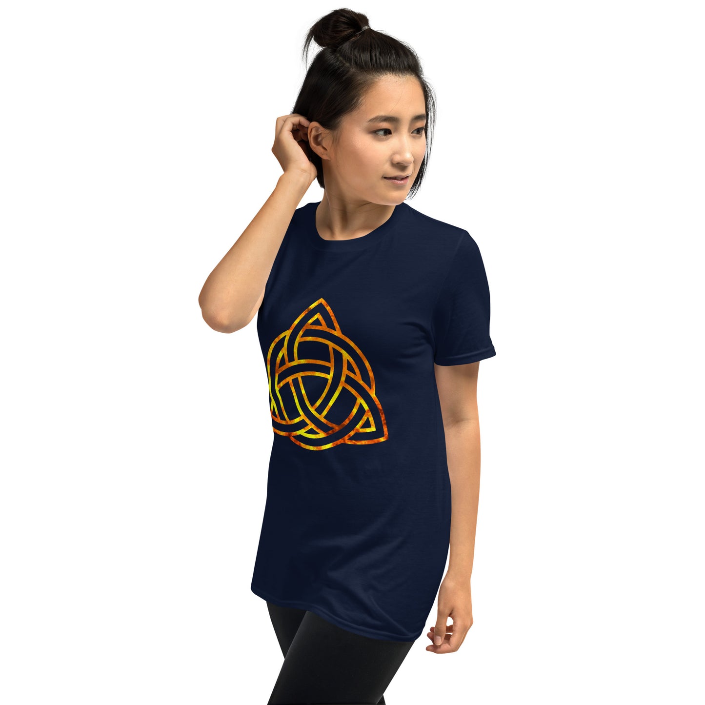 Celtic Knot Fire Short-Sleeve Unisex T-Shirt