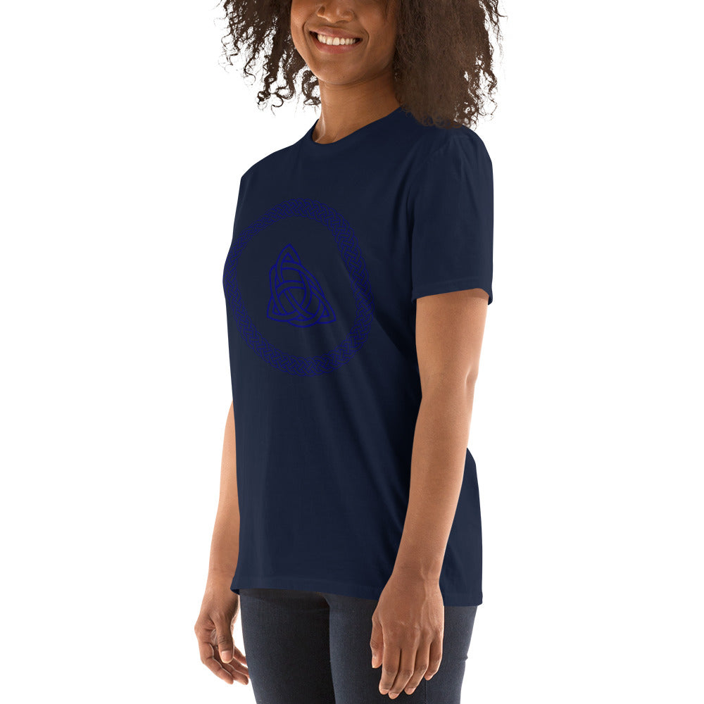 Celtic knot Blue Short-Sleeve Unisex T-Shirt
