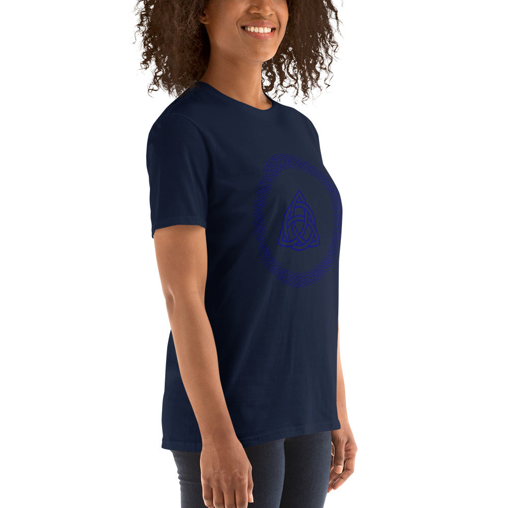 Celtic knot Blue Short-Sleeve Unisex T-Shirt