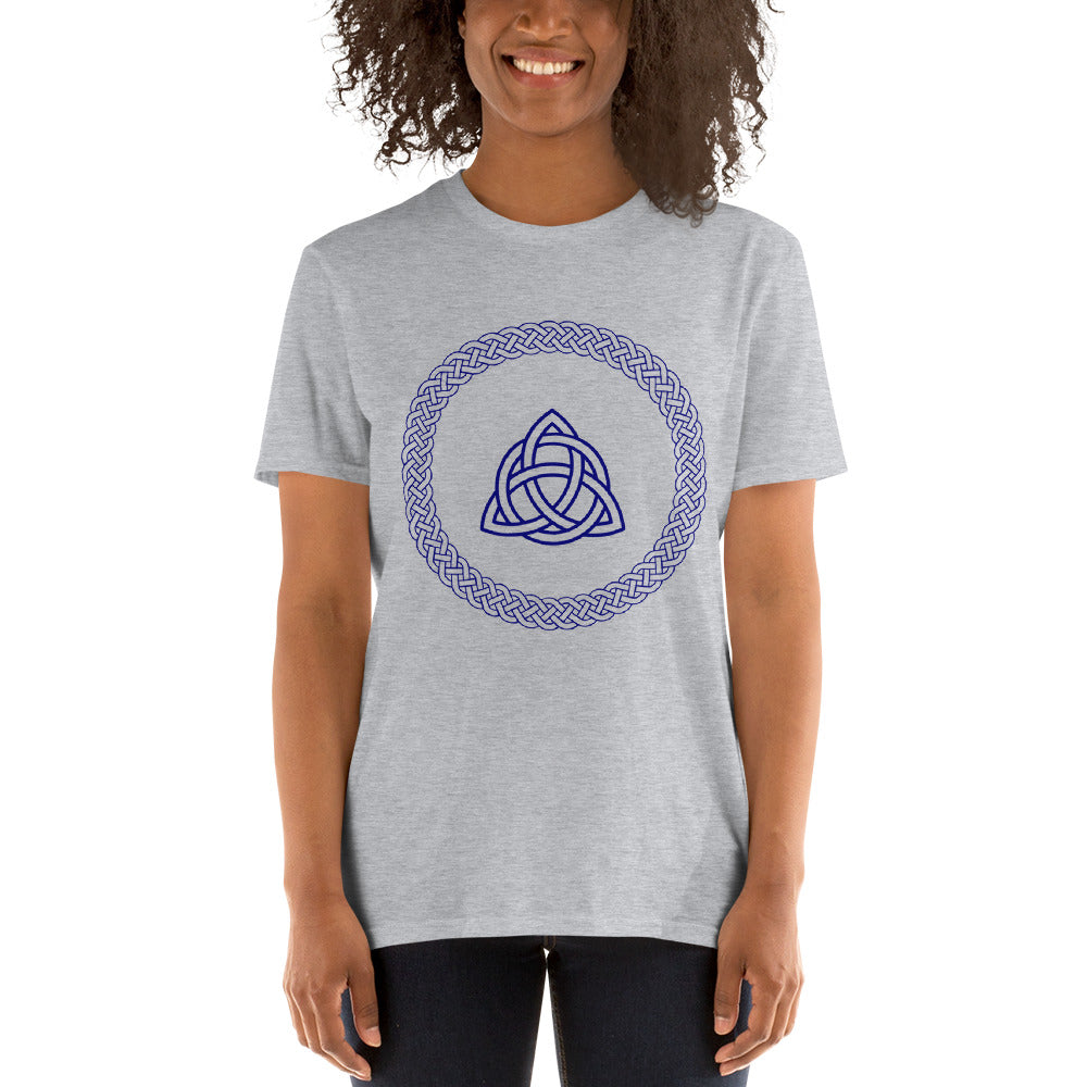 Celtic knot Blue Short-Sleeve Unisex T-Shirt