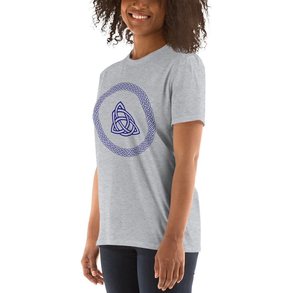 Celtic knot Blue Short-Sleeve Unisex T-Shirt