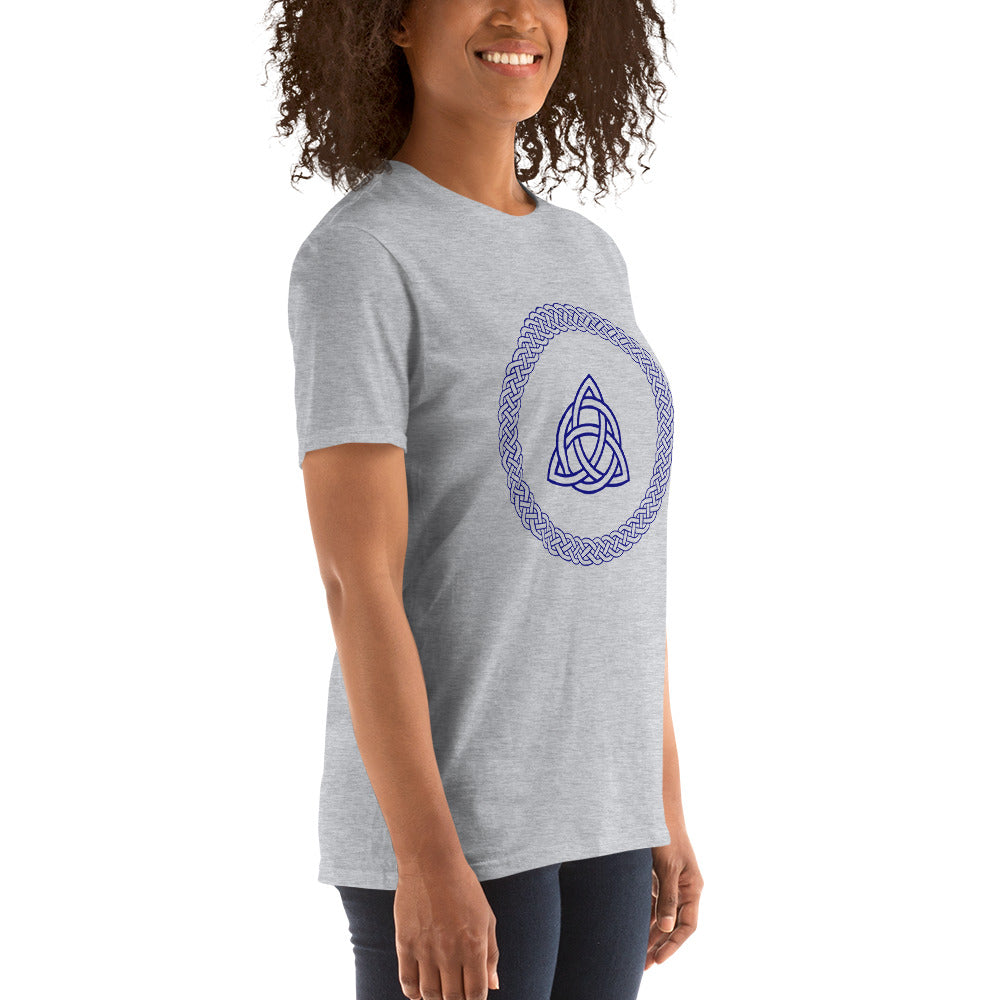 Celtic knot Blue Short-Sleeve Unisex T-Shirt