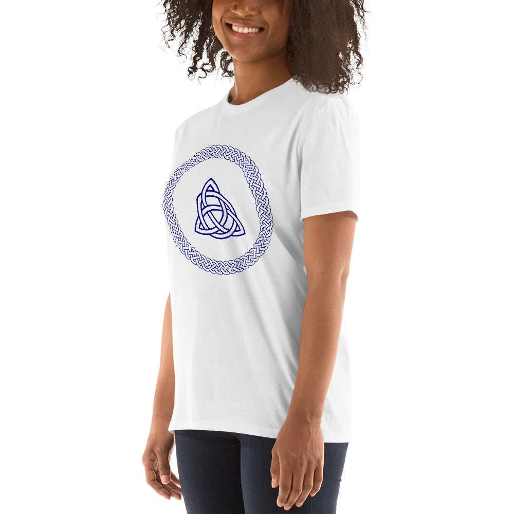 Celtic knot Blue Short-Sleeve Unisex T-Shirt