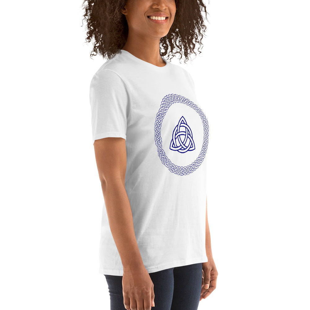 Celtic knot Blue Short-Sleeve Unisex T-Shirt