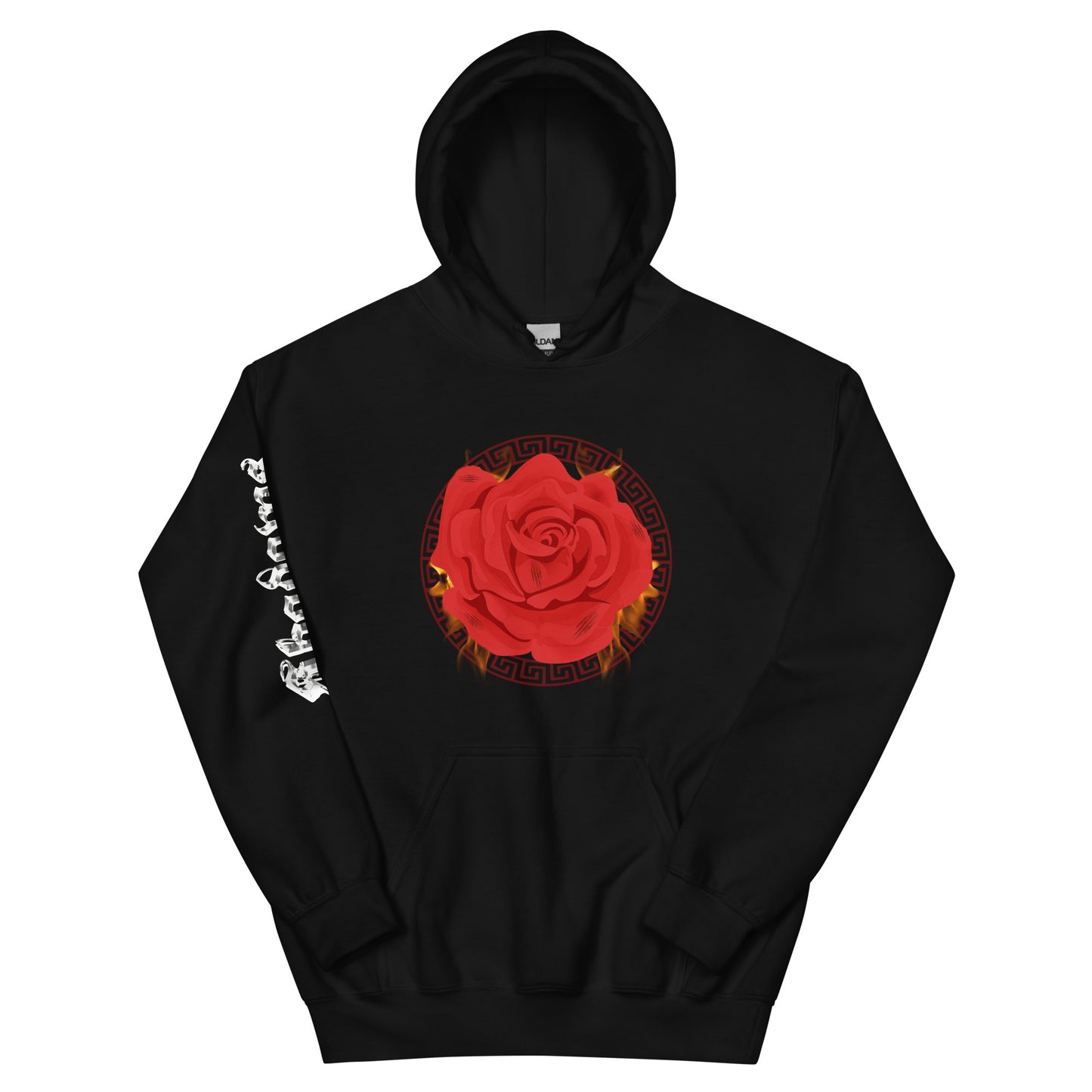 Burning Rose Unisex Hoodie