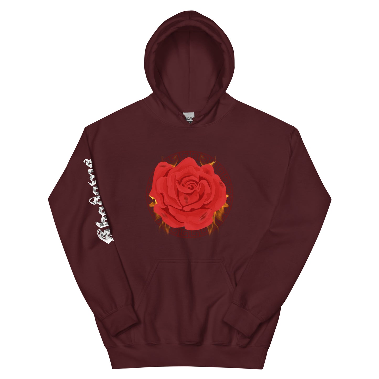 Burning Rose Unisex Hoodie