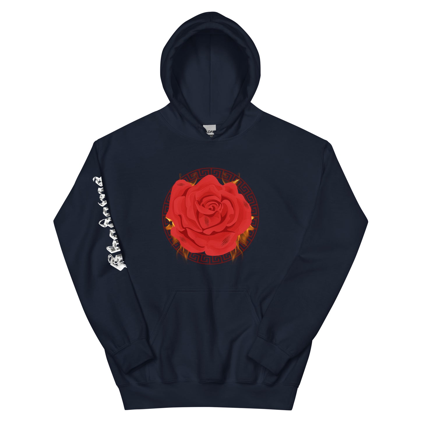 Burning Rose Unisex Hoodie