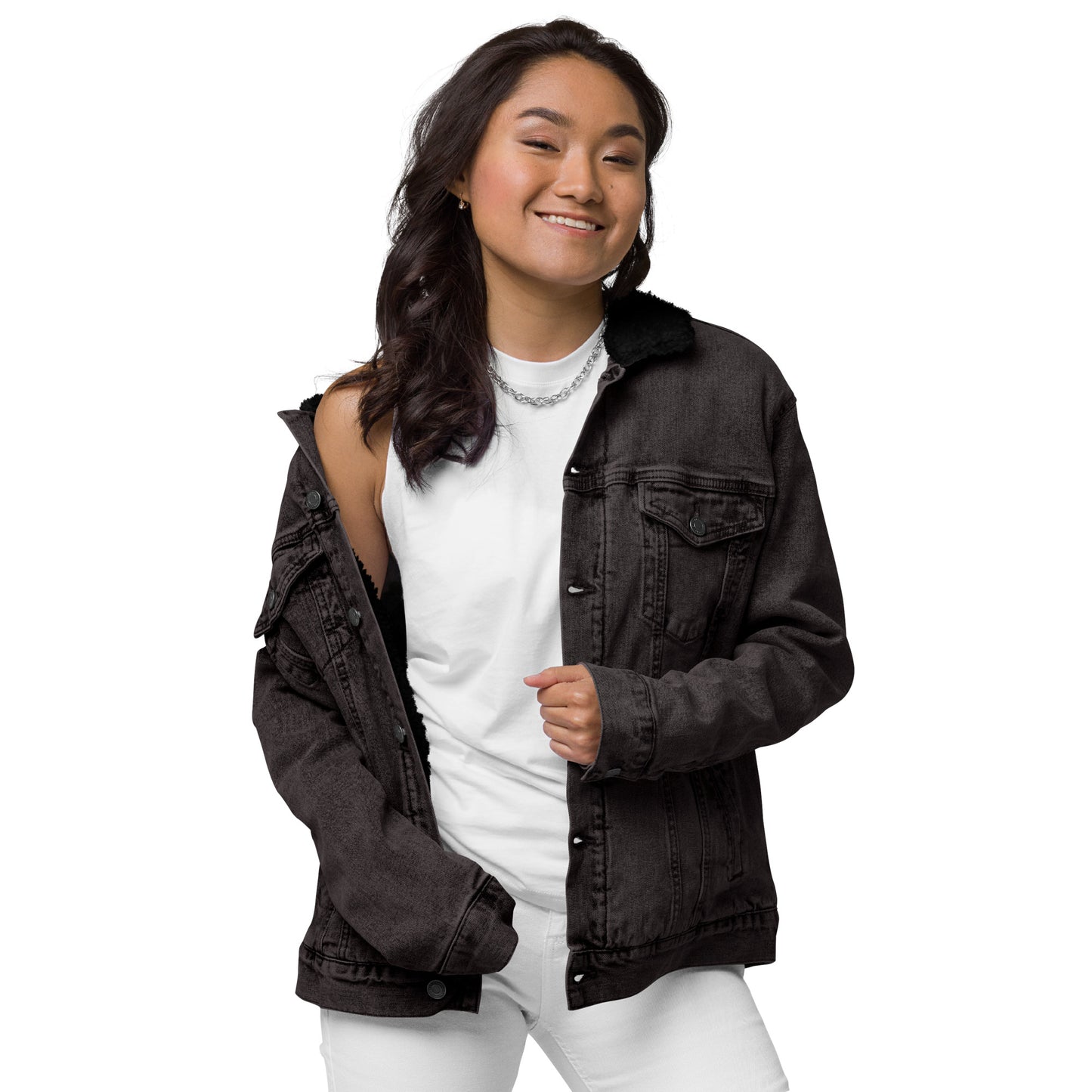 Shadows Denim sherpa jacket