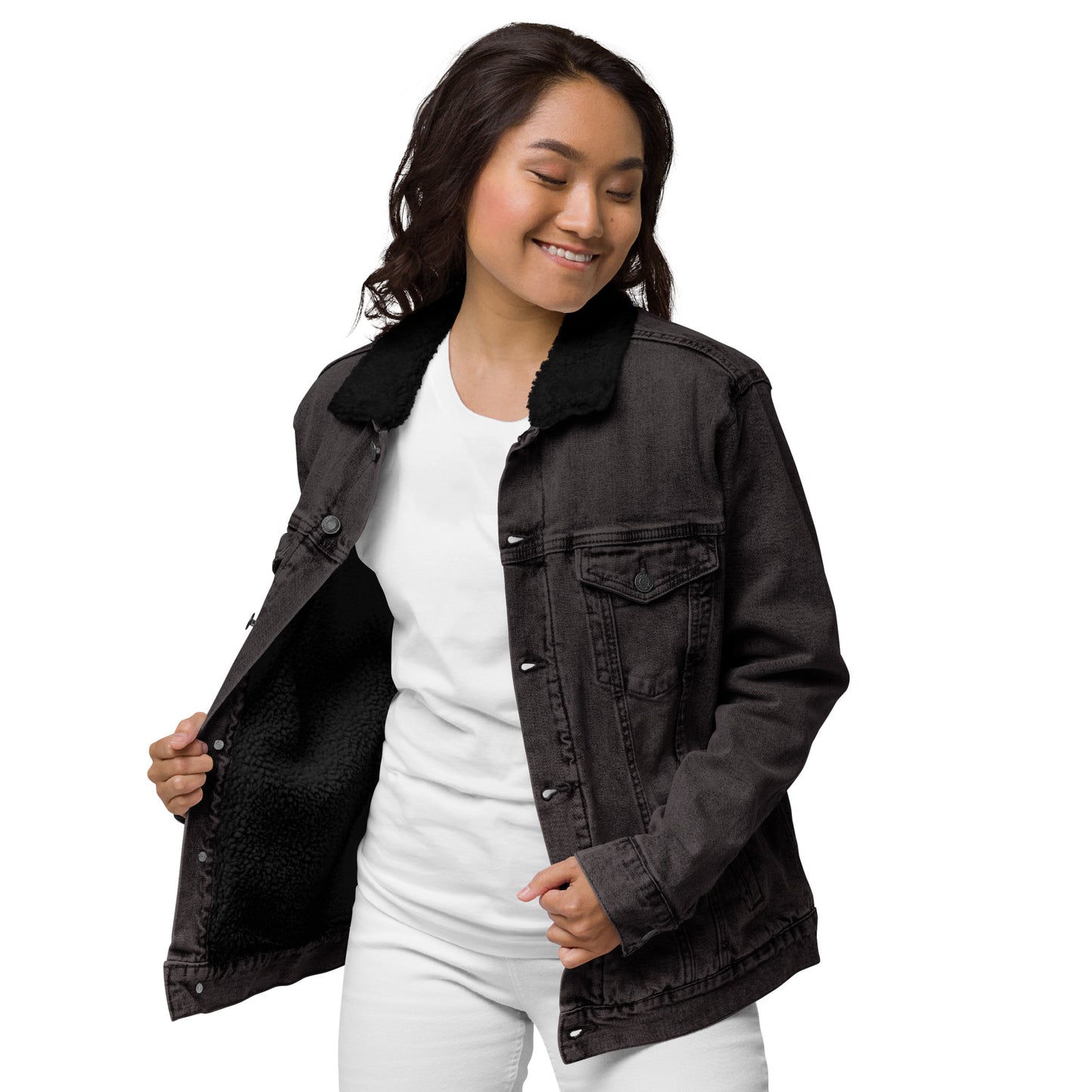 Shadows Denim sherpa jacket