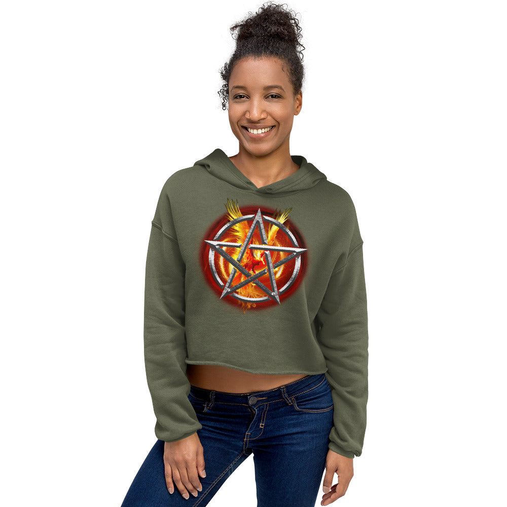 Phoenix Cropped Hoodie