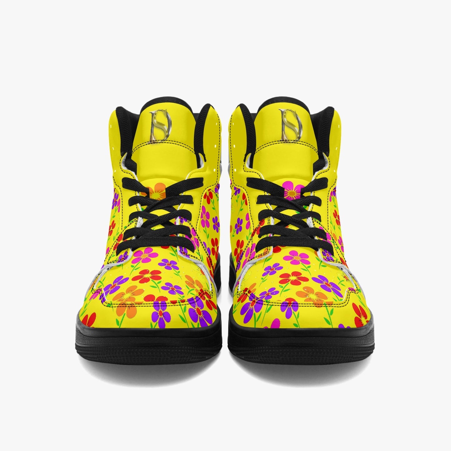 High Top Sneakers floral summer