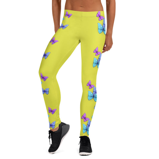 Yellow Butterfly Legging