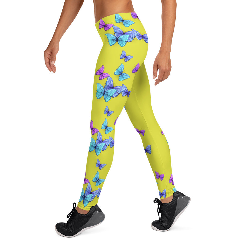 Yellow Butterfly Legging