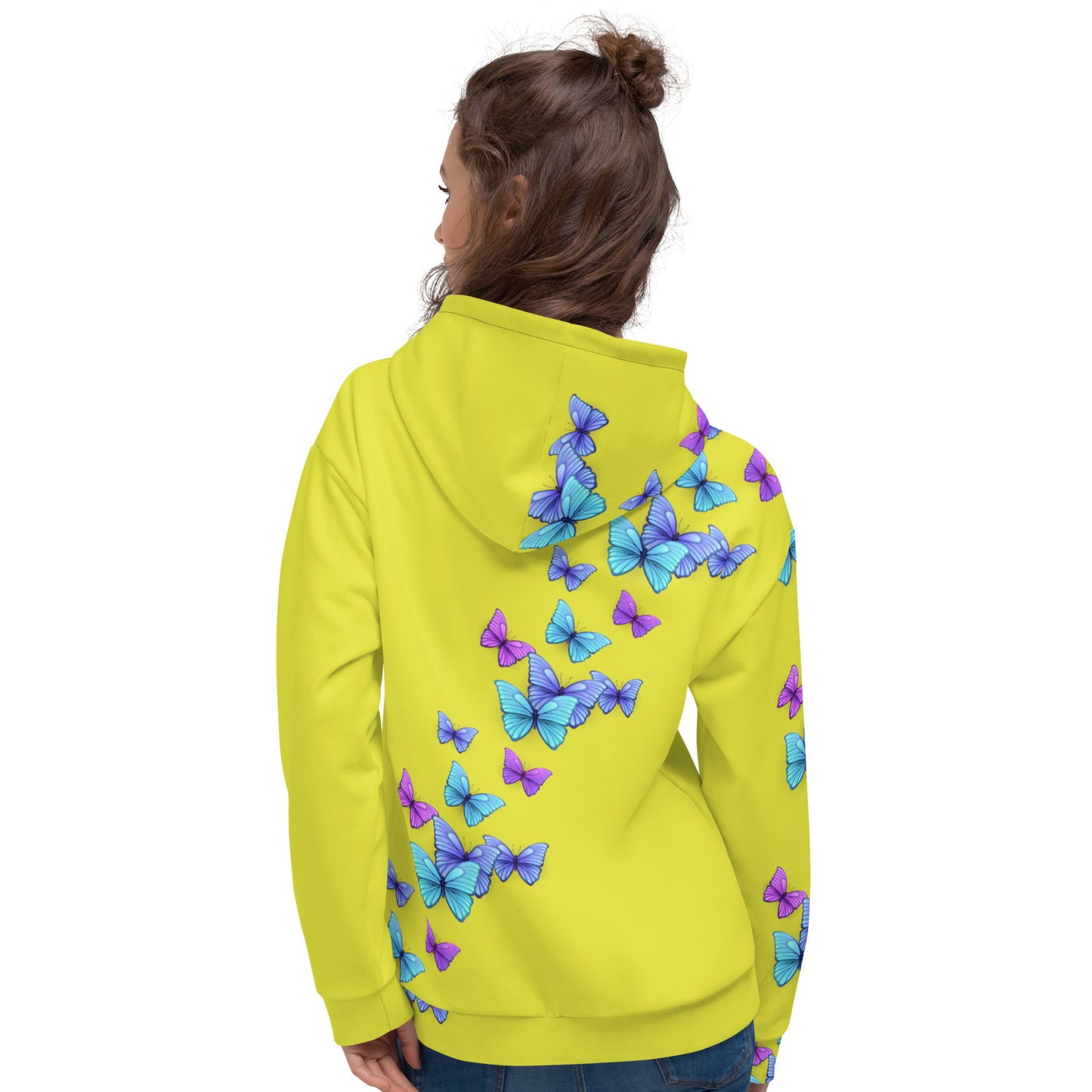 Yellow Butterfly Hoodie