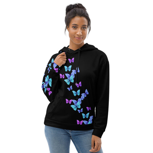 Black Butterfly Hoodie