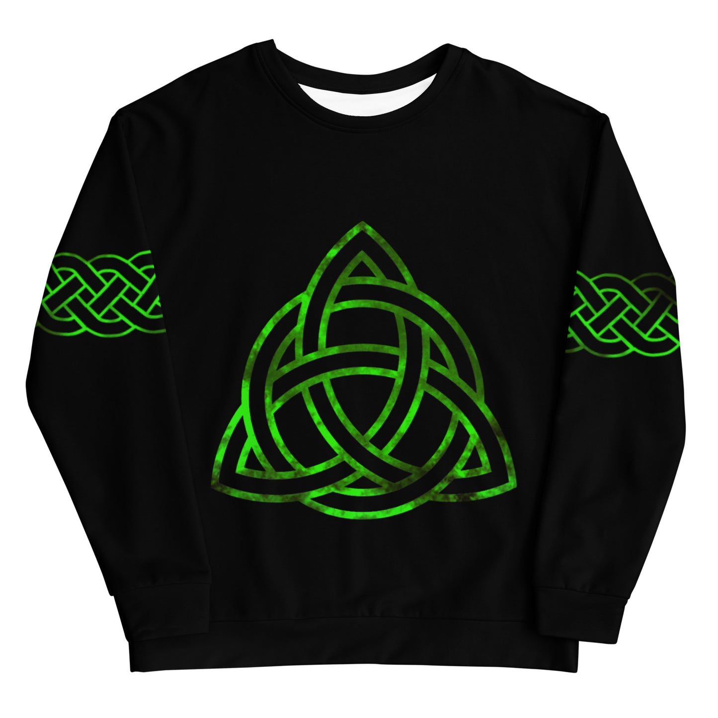 Black Sweatshirt Green Celtic