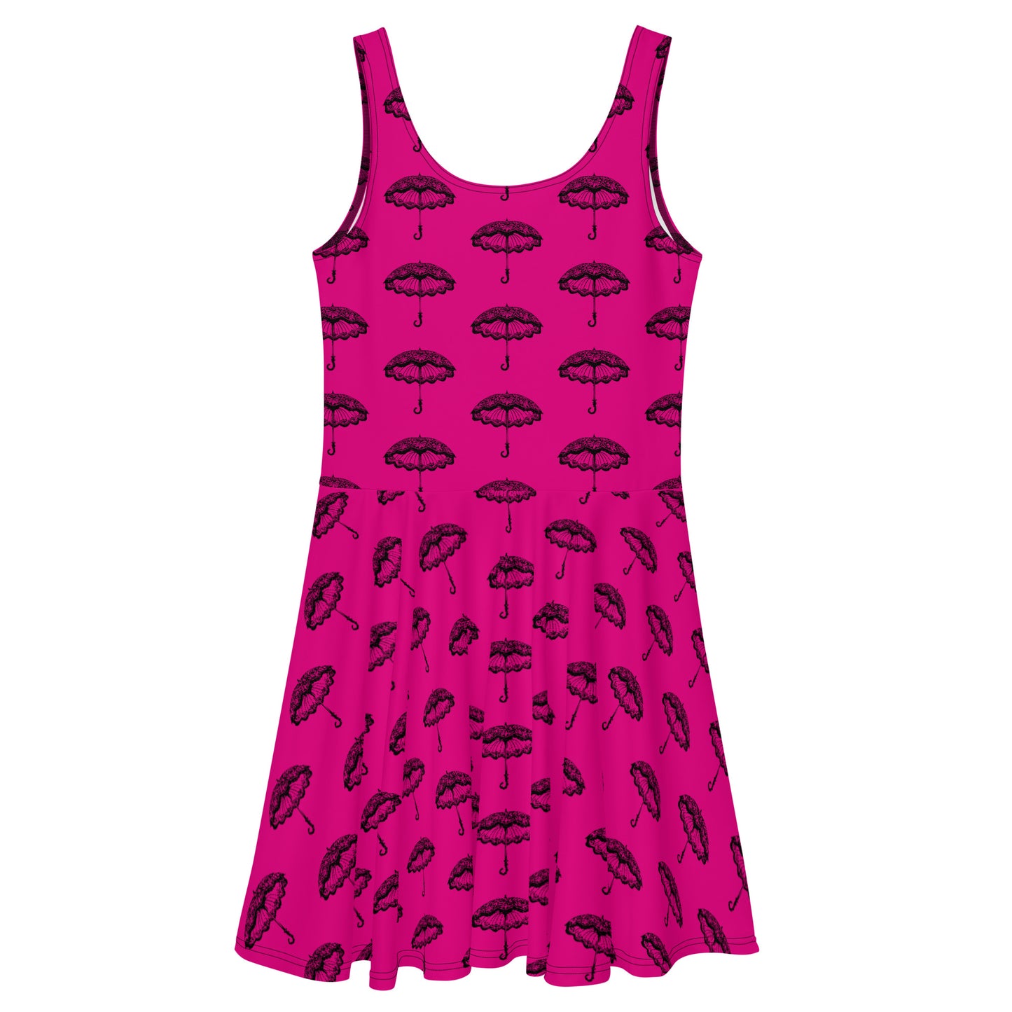 Hot Pink Skater Dress Umbrella