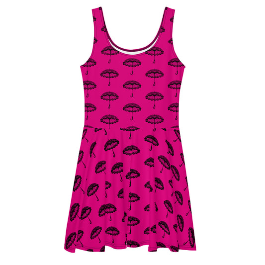 Hot Pink Skater Dress Umbrella