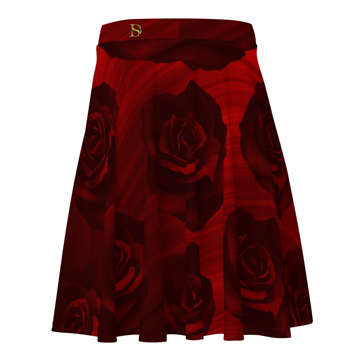 Red Rose Skater Skirt