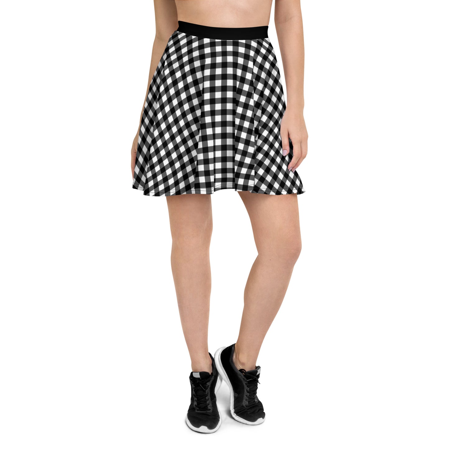 Skater Skirt Black/White