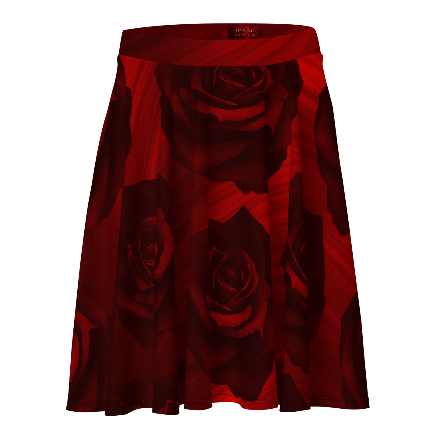 Red Rose Skater Skirt