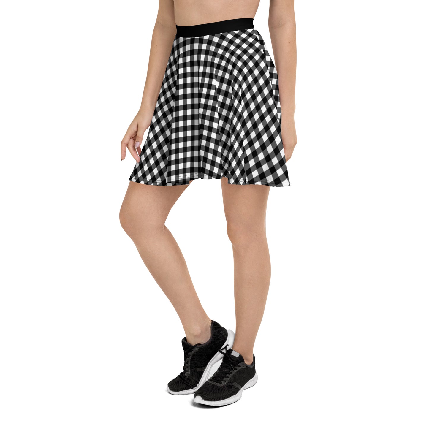 Skater Skirt Black/White
