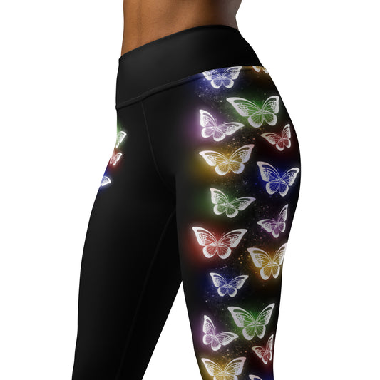 Glowing Butterfly Leggings