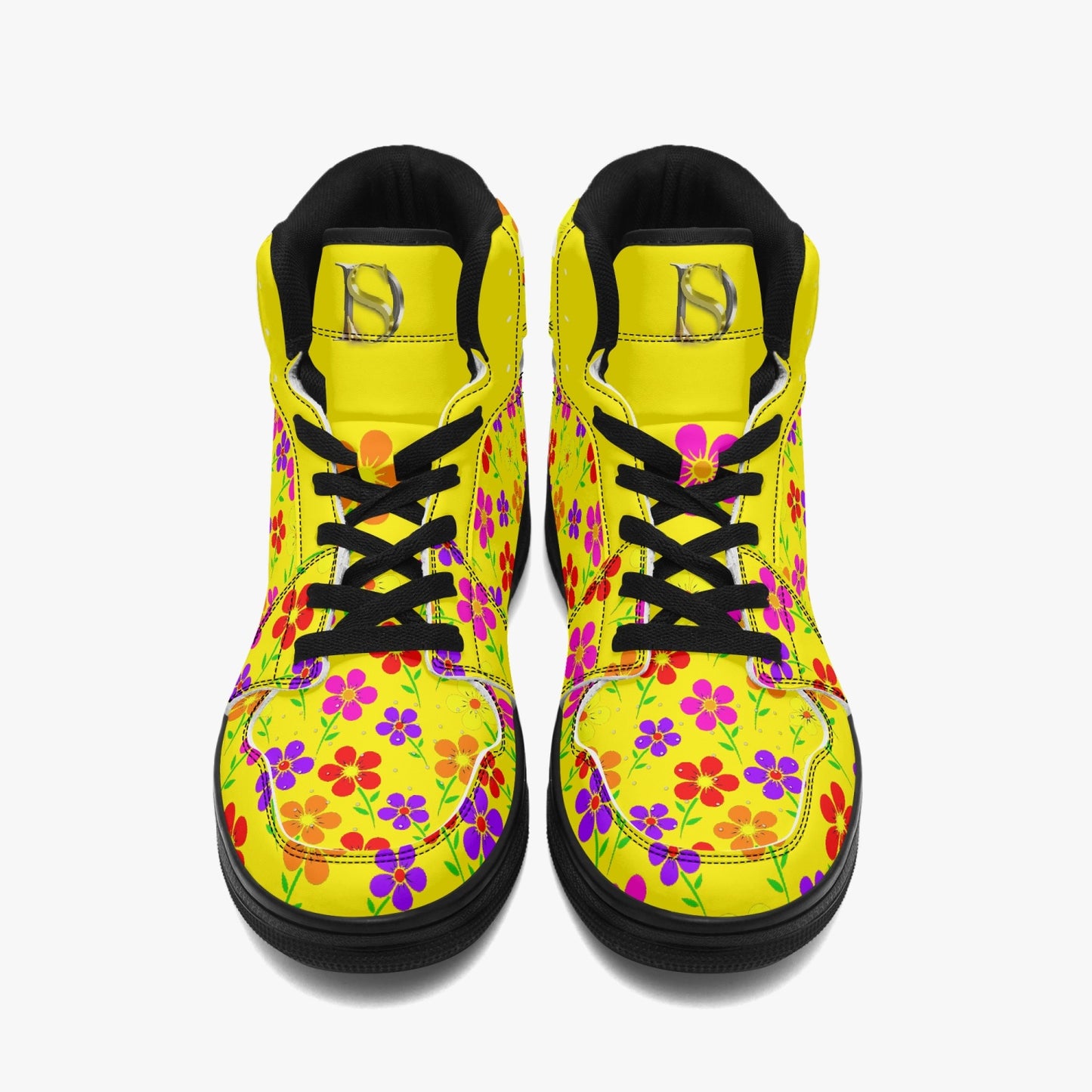 High Top Sneakers floral summer