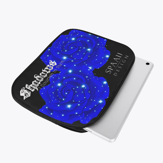 Midnight Blue Rose iPad Sleeve