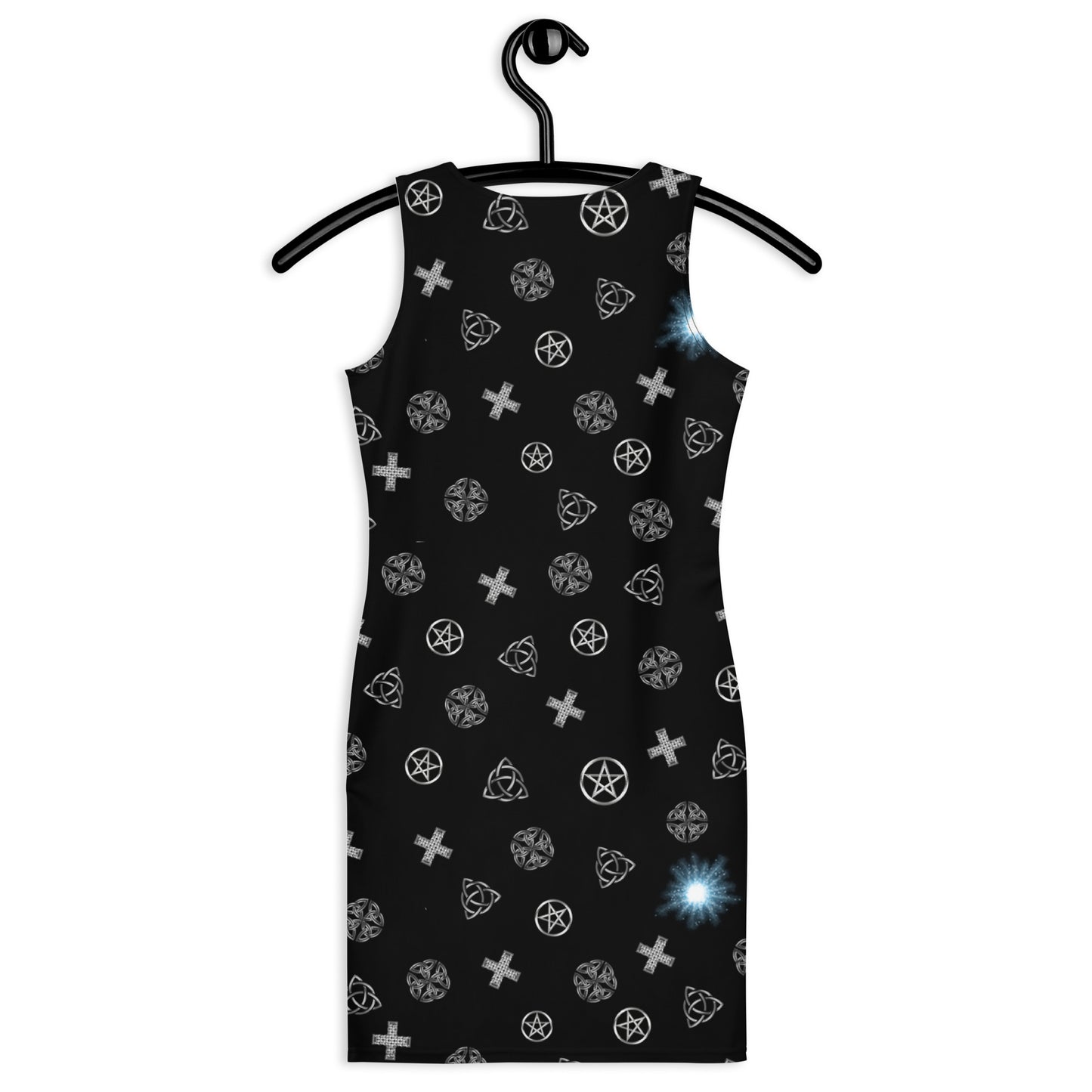 Wicca Celtic Symbol Fitted Dress