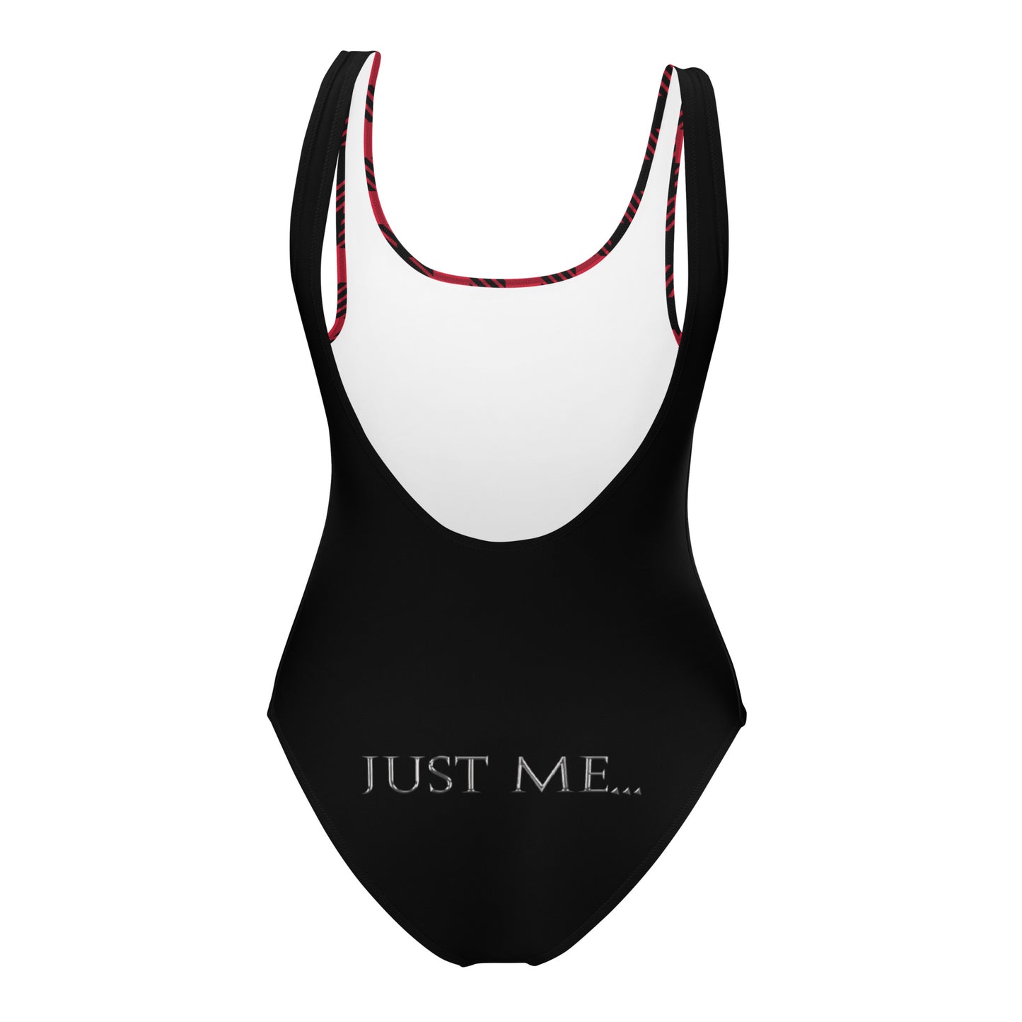 Checkered One-Piece Swimsuit