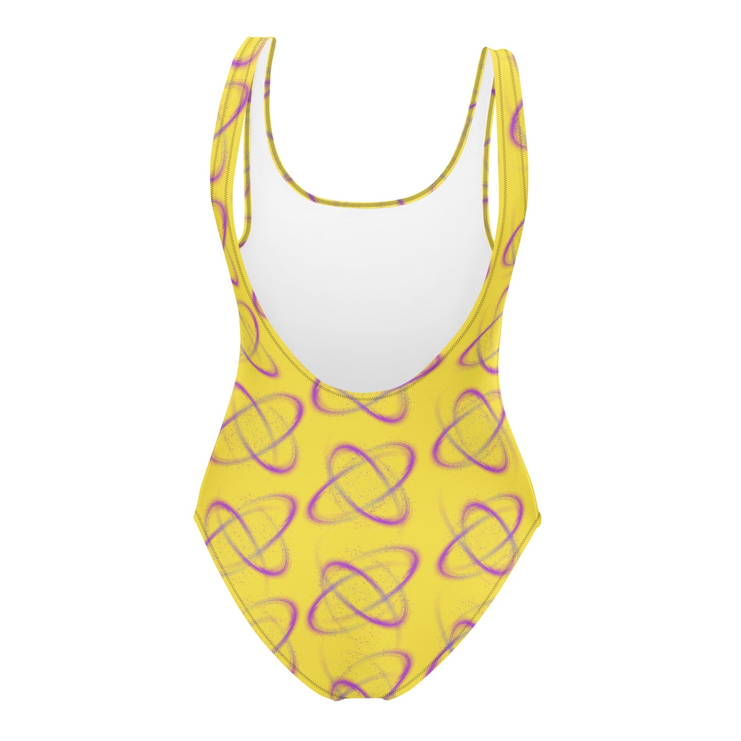 Purple Light One-Piece Swimsuit Lemon