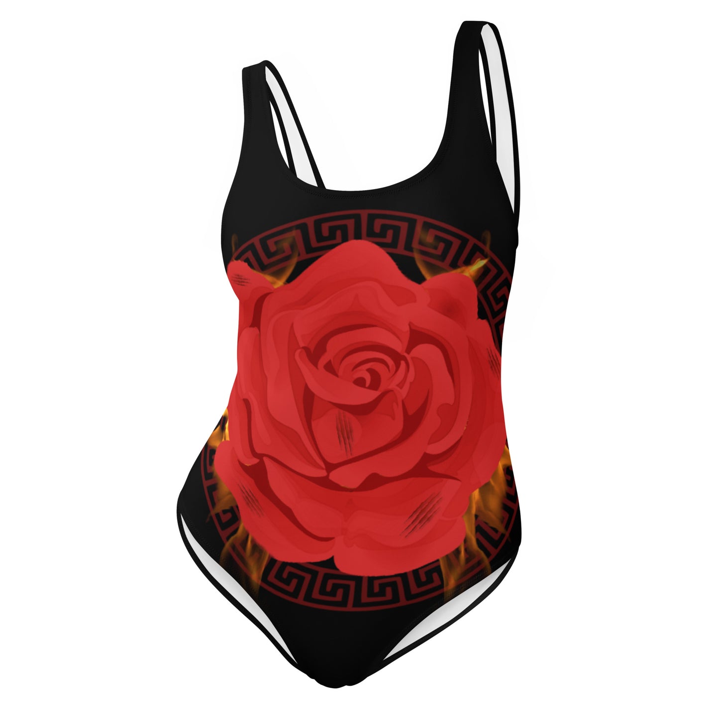 Burning Rose One-Piece Swimsuit