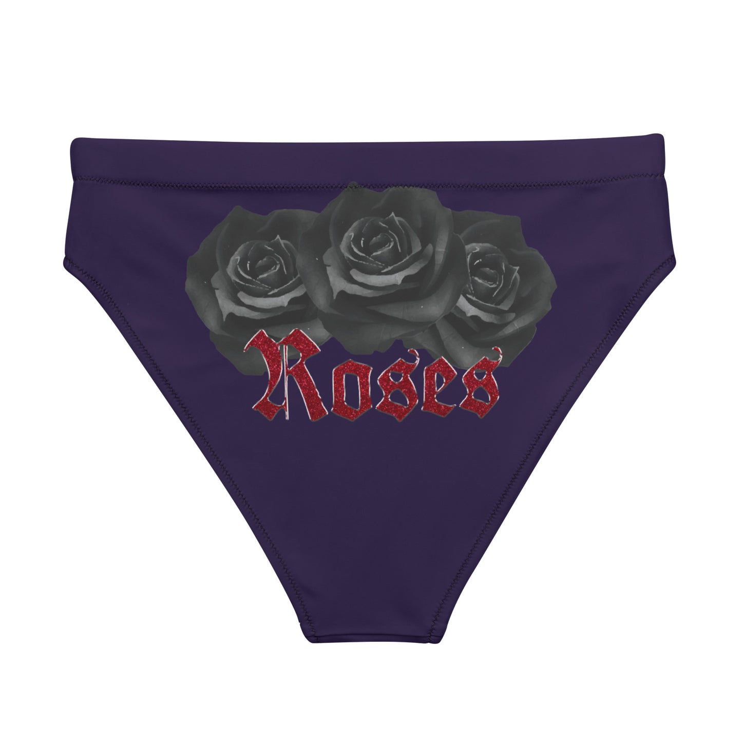 Black Rose, Black lined bikini bottom Dark Blue