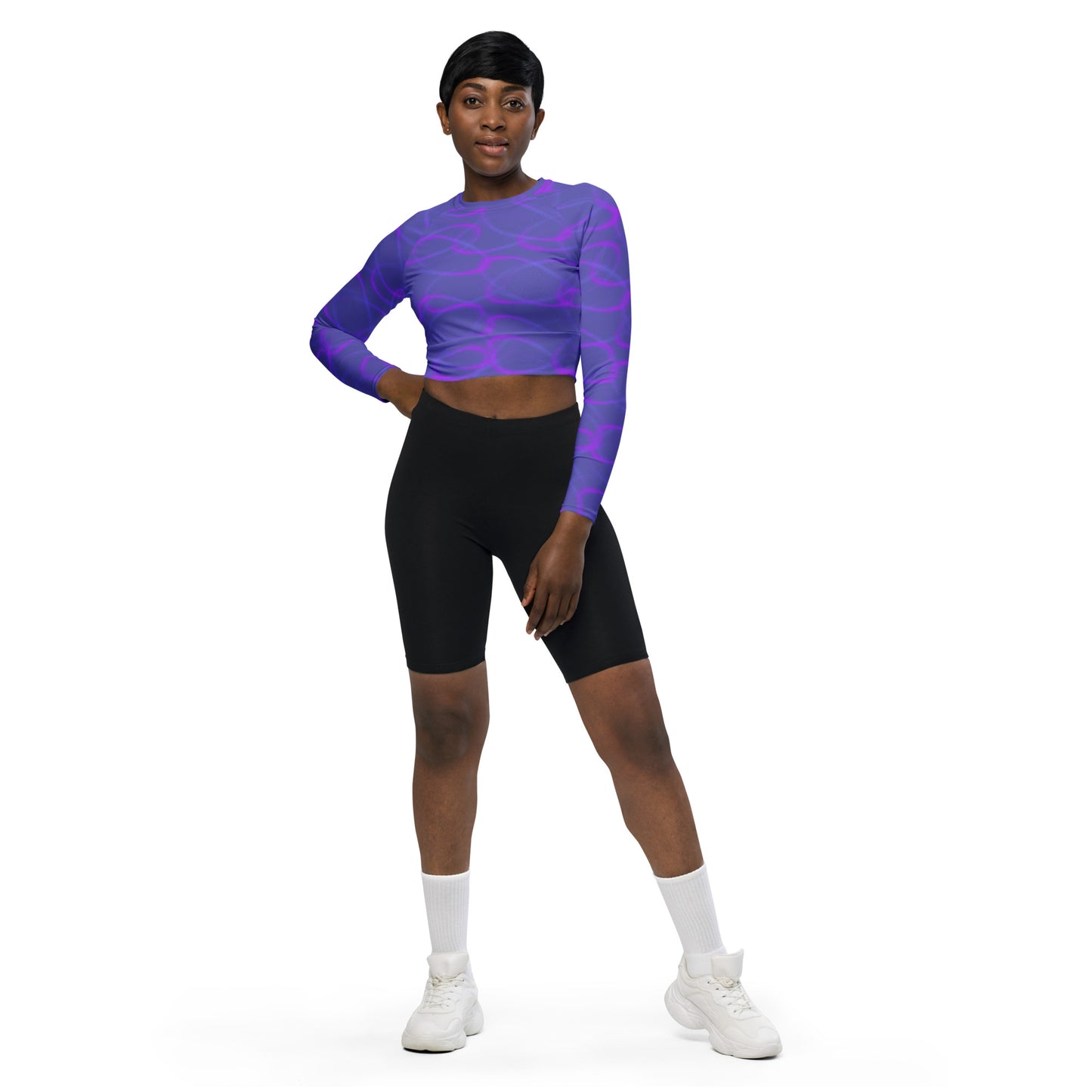 Purple Light crop top Lavender