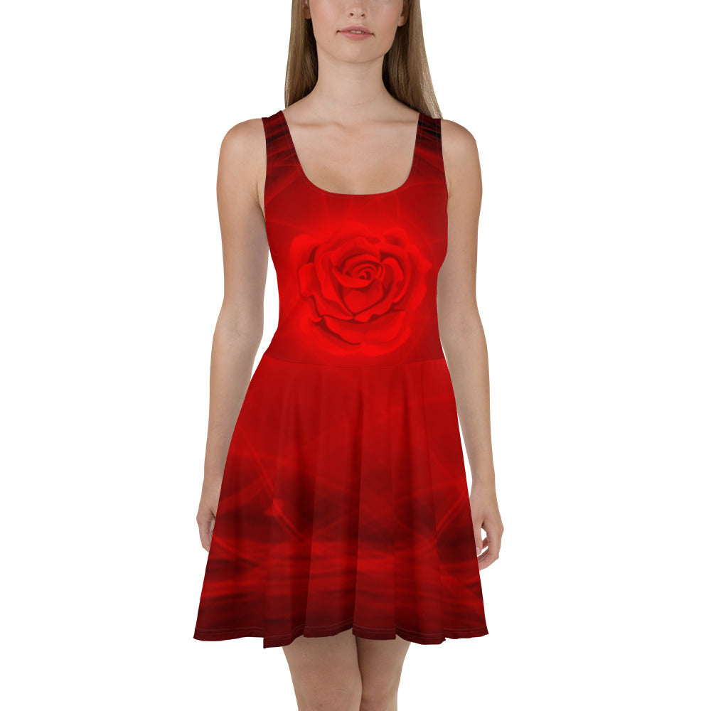 Magic Red Rose Dress