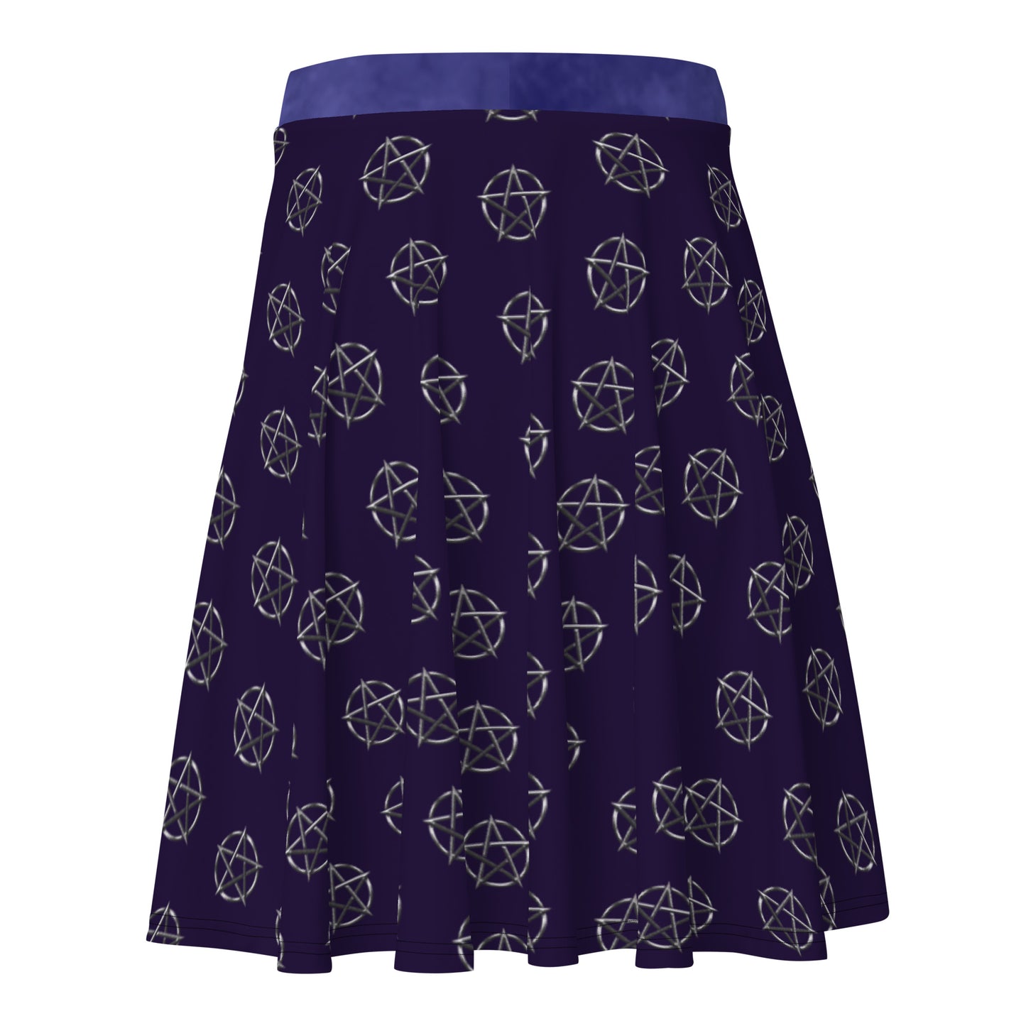Silver Pentagram Dark Blue Skirt