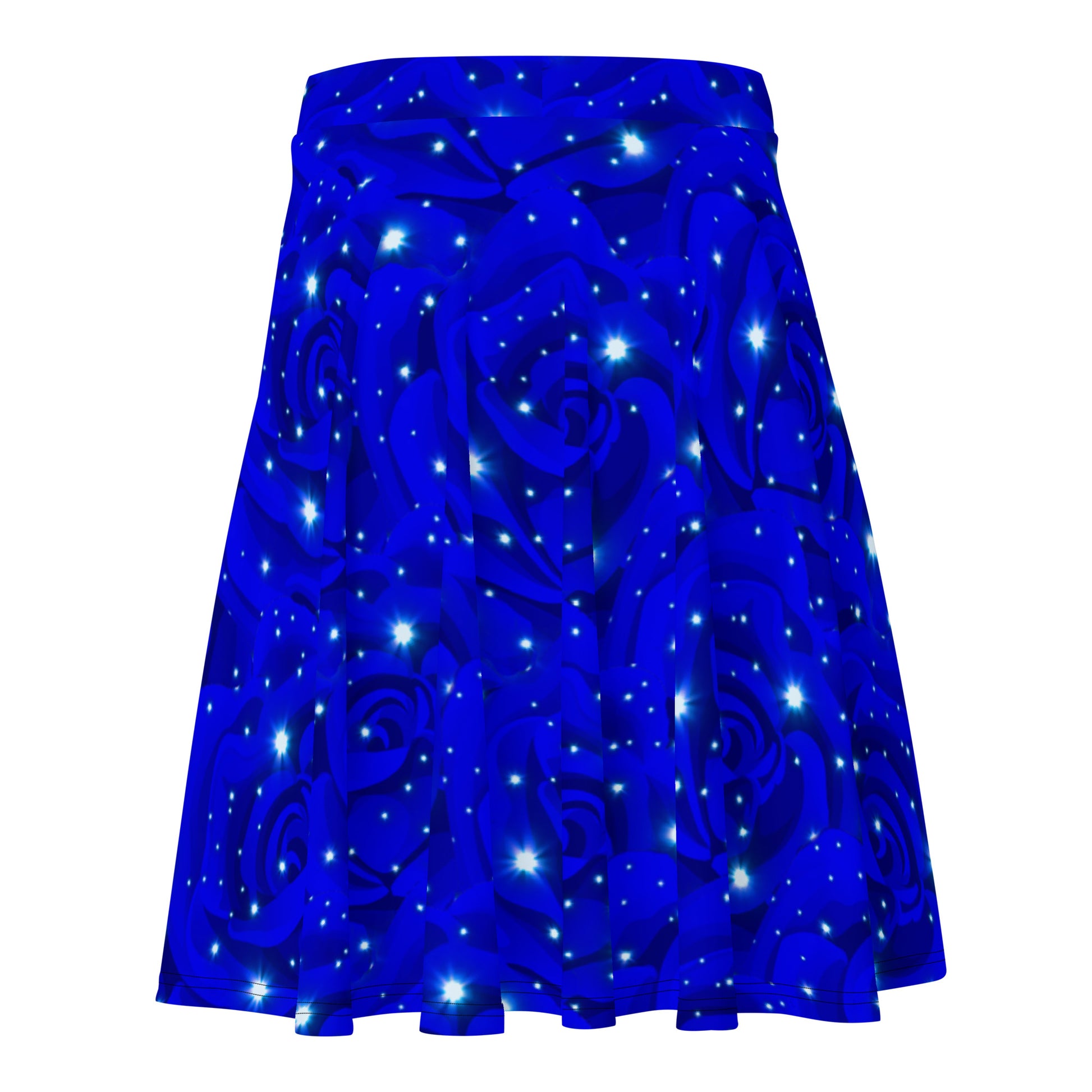 Midnight Blue Rose Skirt