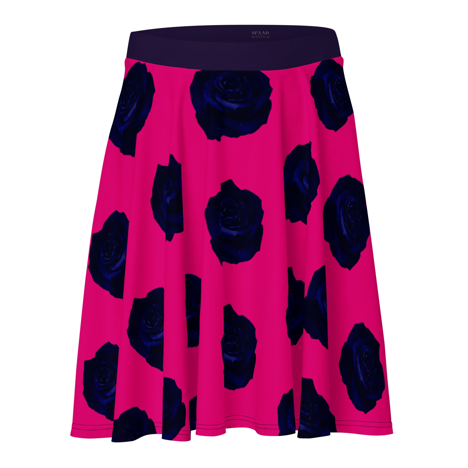 Blue Rose Pink Skirt