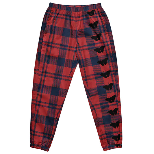 Checkered Butterfly Unisex pants