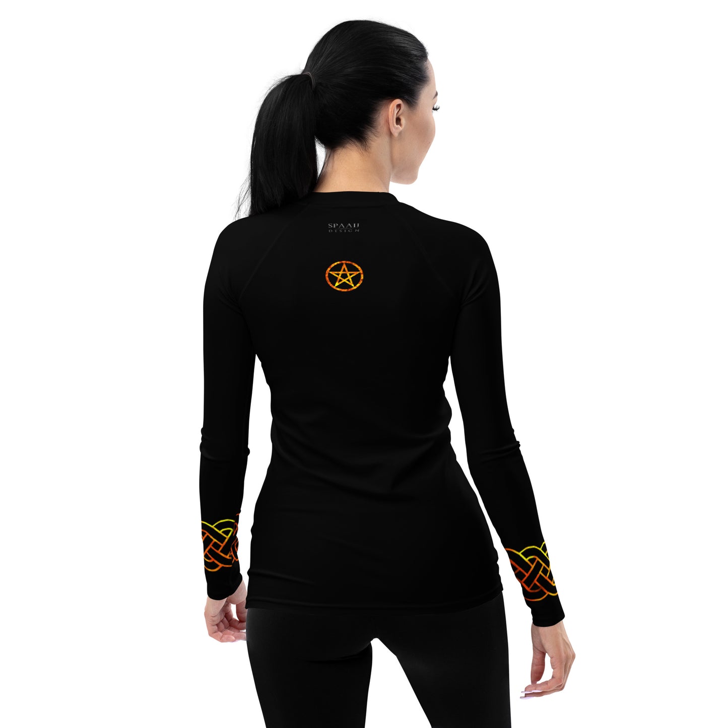 Plain Black & Pentagram Rash Guard