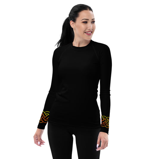 Plain Black & Pentagram Rash Guard