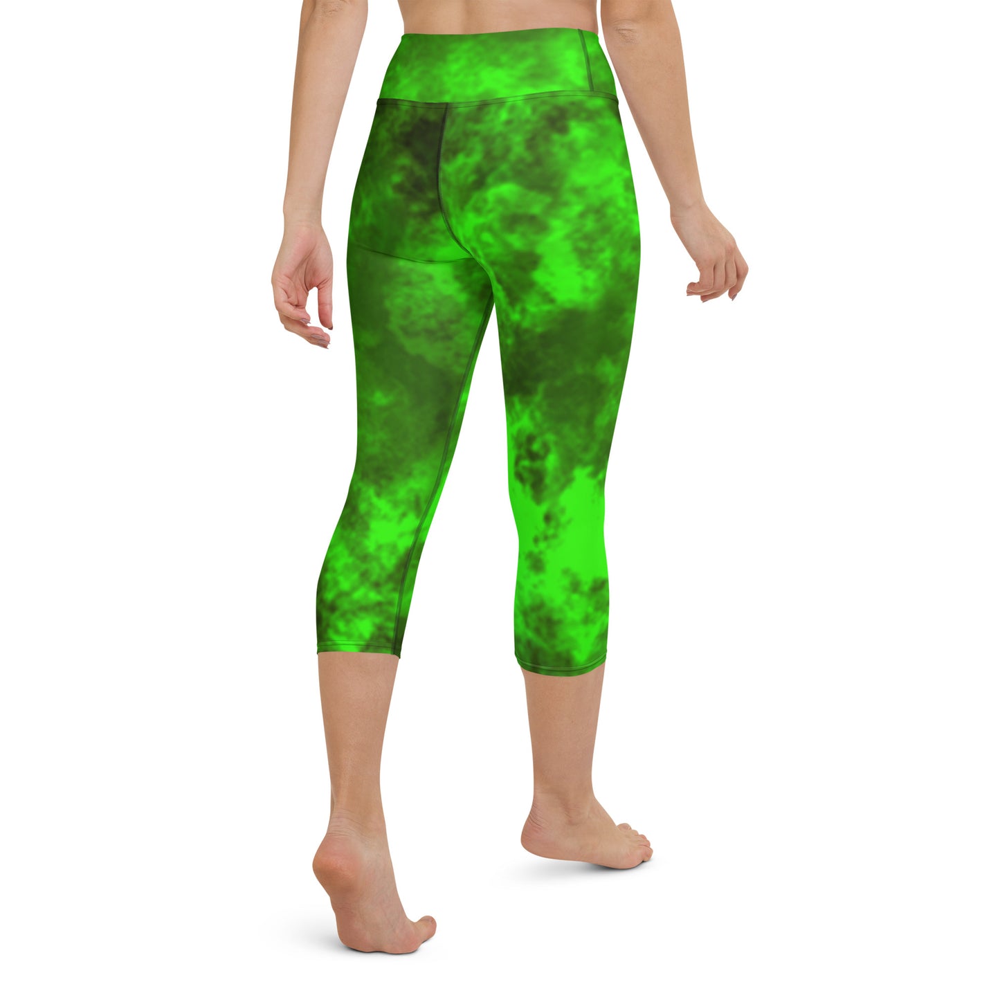 Yoga Capri Leggings Wicca Green