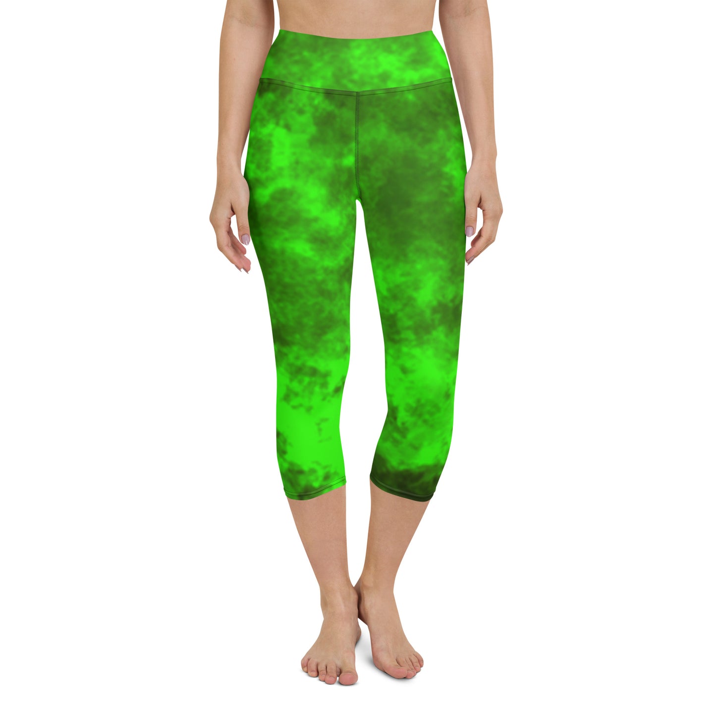 Yoga Capri Leggings Wicca Green