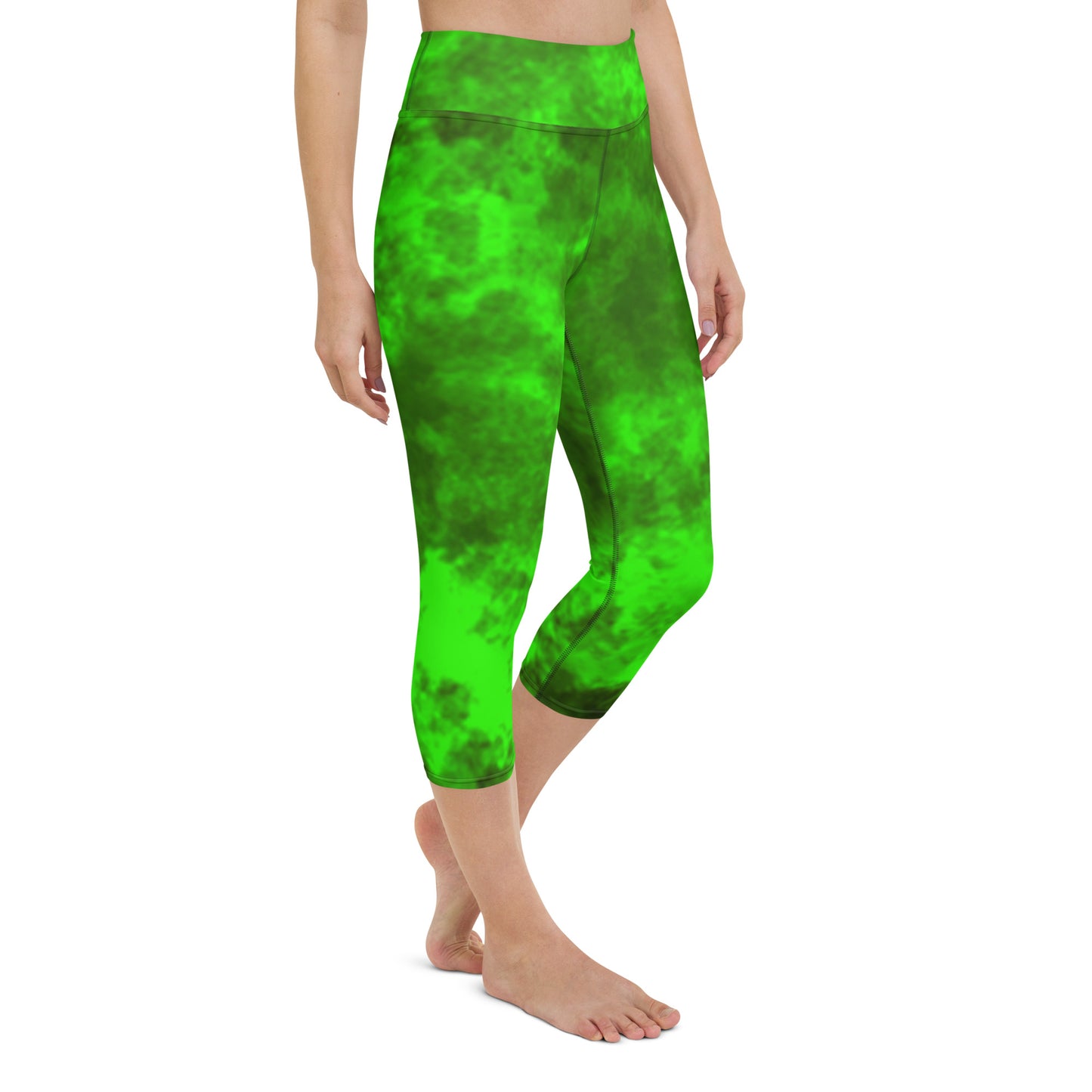 Yoga Capri Leggings Wicca Green