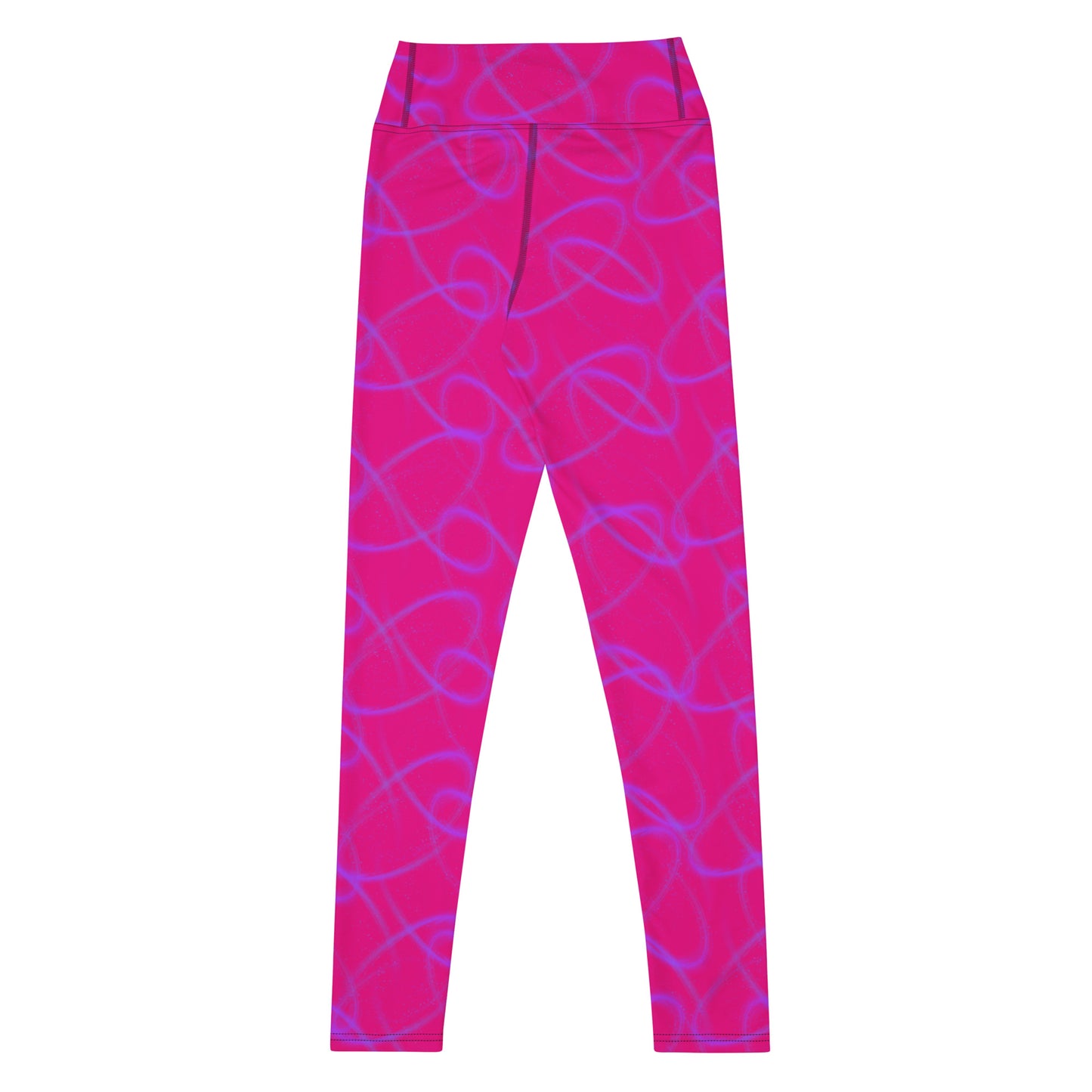 Purple Light Yoga Leggings Hot Pink