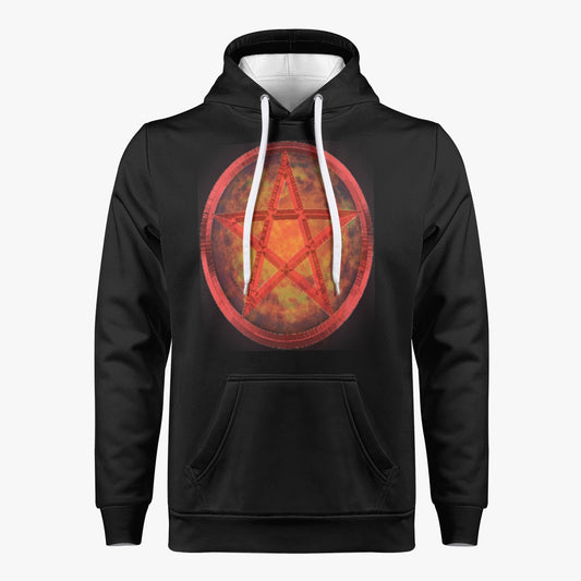 Hoodie Pentagram Fire