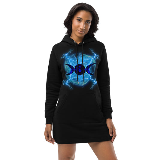 Moon Lion Lightning Hoodie dress
