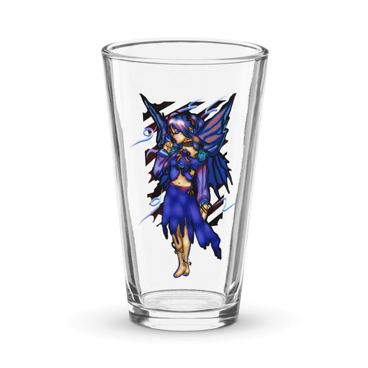 Blue Fairy glass