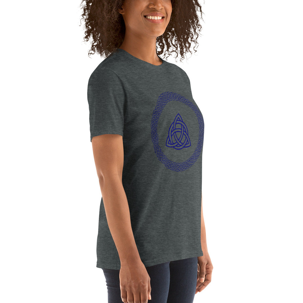 Celtic knot Blue Short-Sleeve Unisex T-Shirt